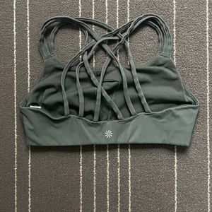 Athleta strappy crossback sports bra